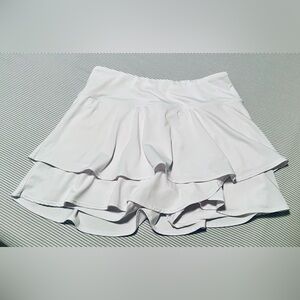 Baleaf - Athletic Skort- Tennis - Pickleball- Golf - Layered - White - Large